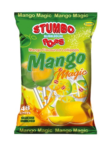 Stumbo Pops Mango Magic Mango Lollipops 48